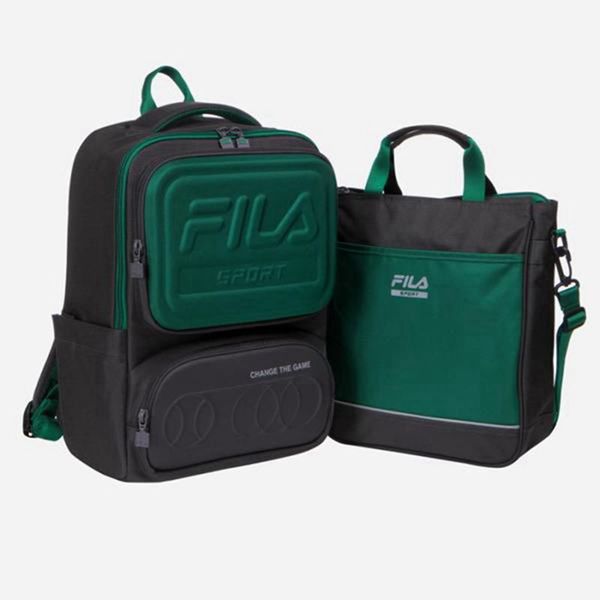 Mochila Fila Rapaz Pretas/Verdes - Fila B Loja Online Portugal,GALE-63421